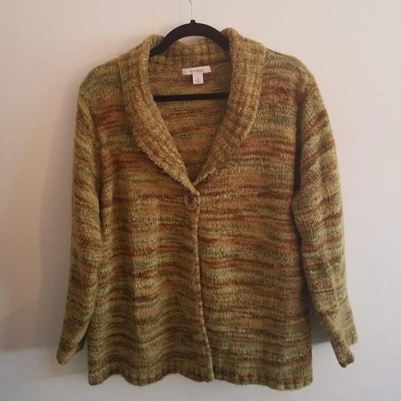 Dress Barn Sweaters - Green & Brown Dressbarn Sweater